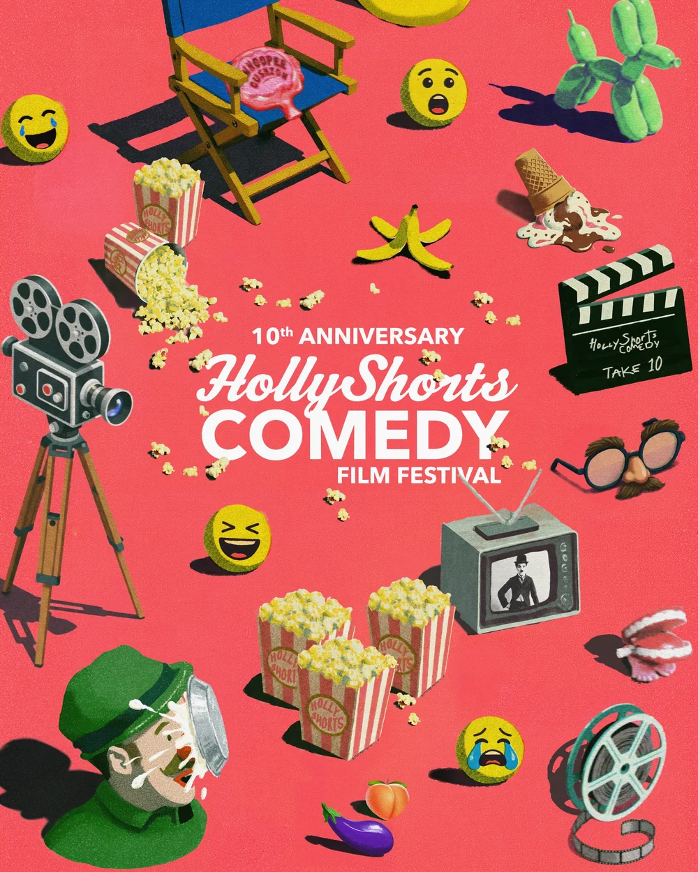 10th Annual HollyShorts Comedy Film Festival poster