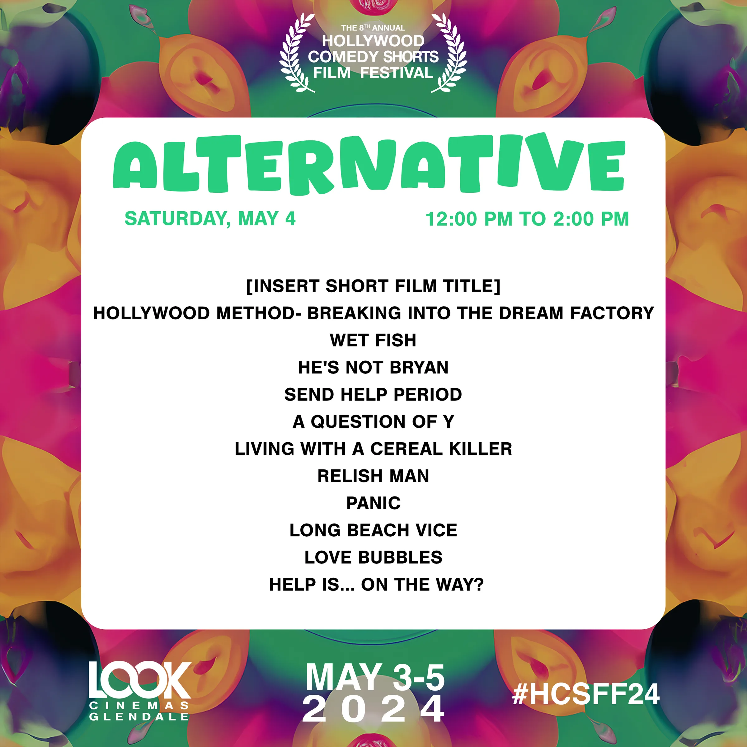Alternative Comedy category