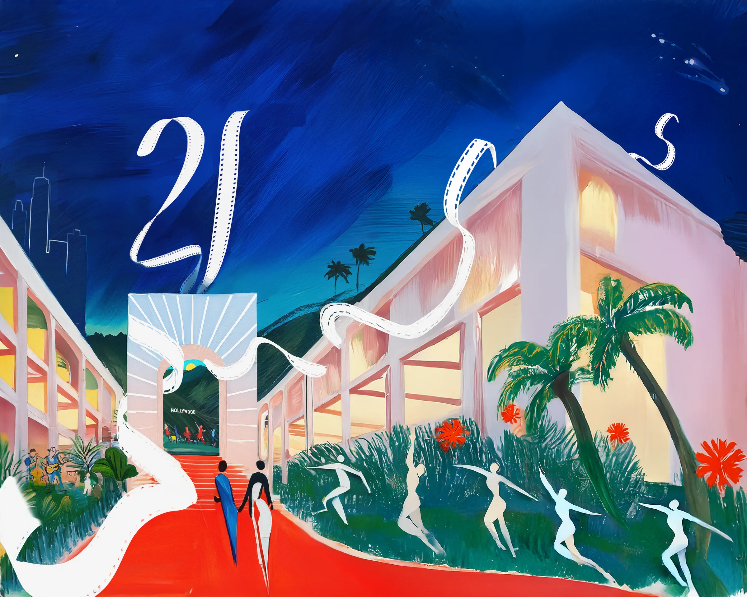 Original art for the official 21st anniversary poster