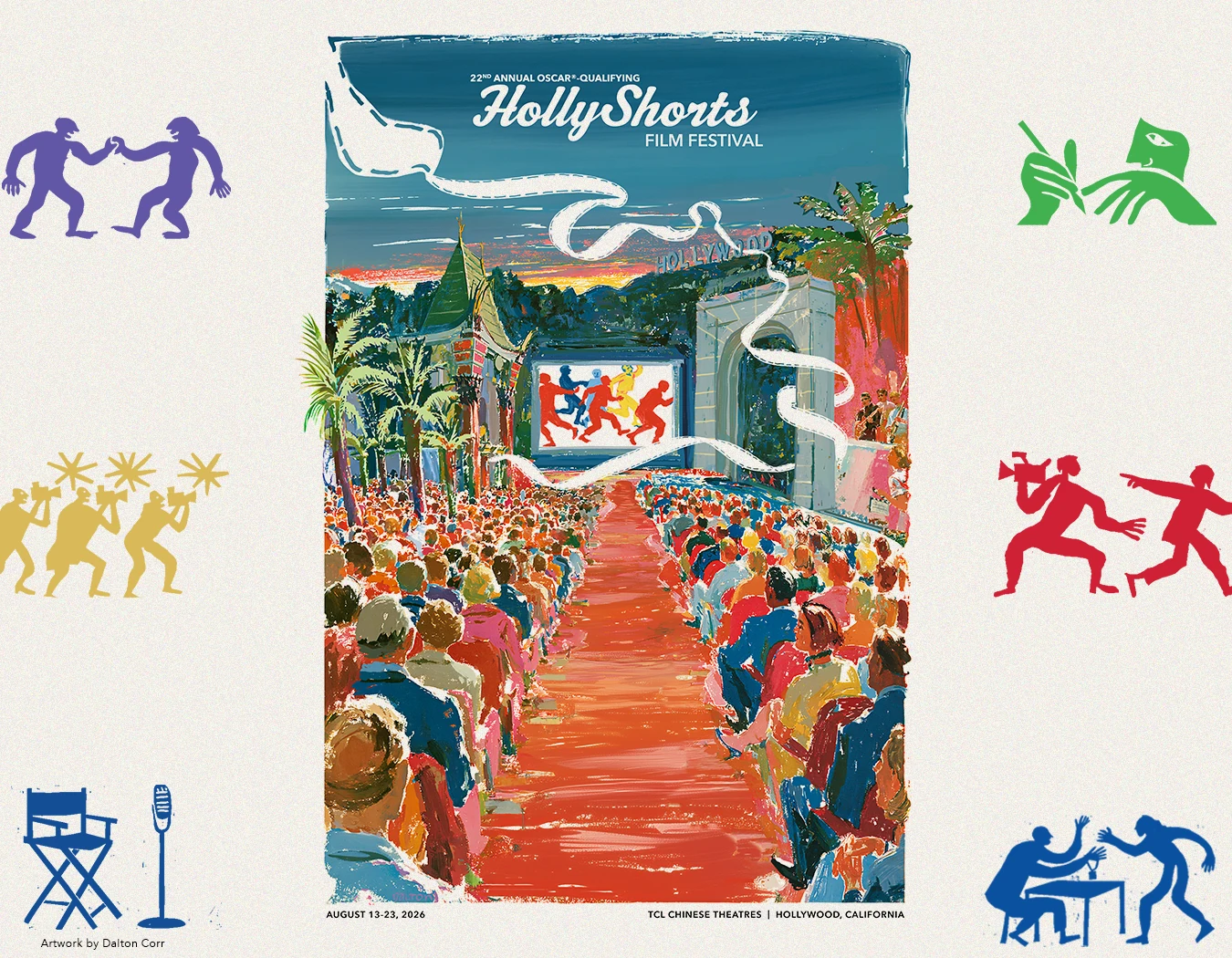 HollyShorts 22 wine label