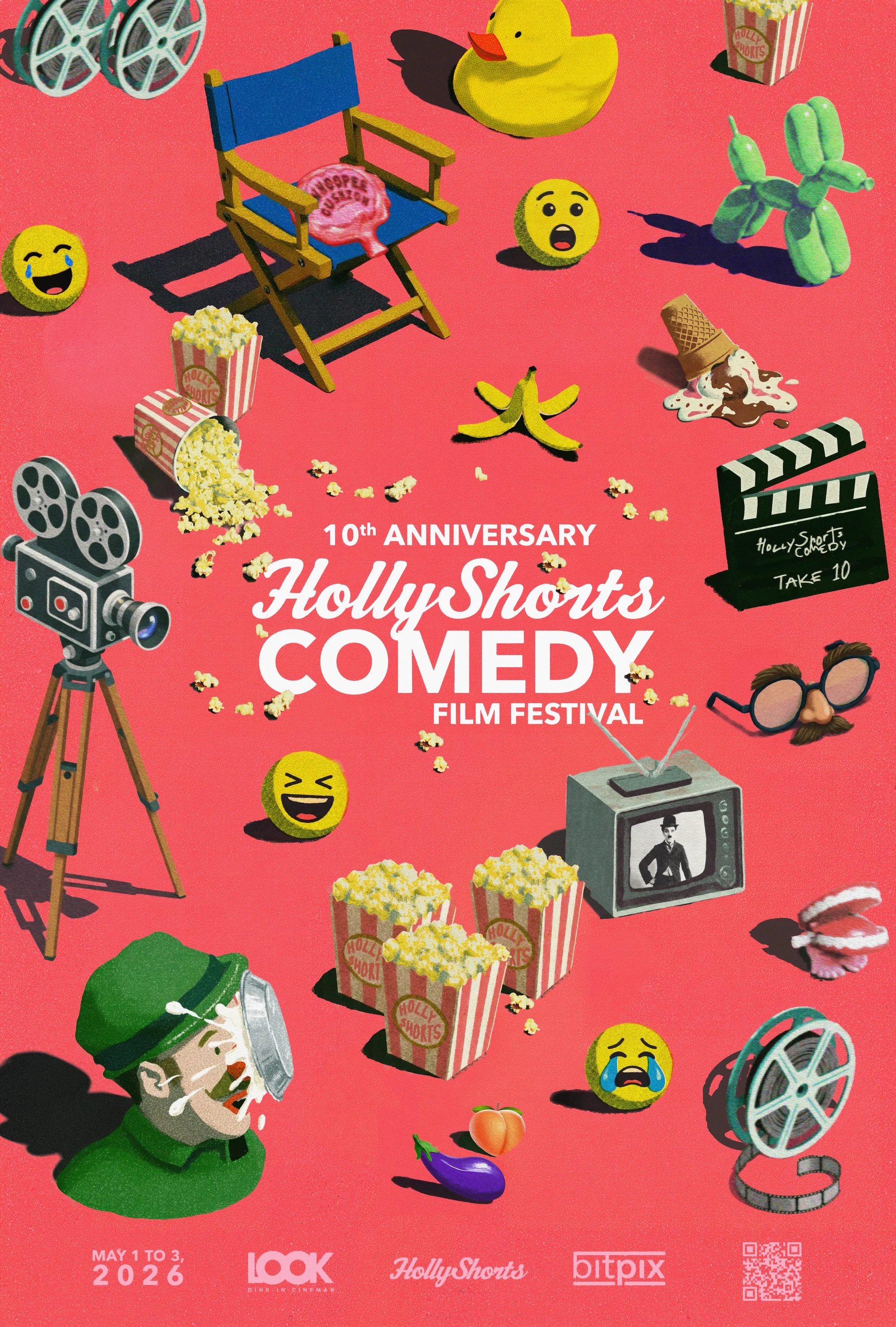10th Annual HollyShorts Comedy Film Festival official poster