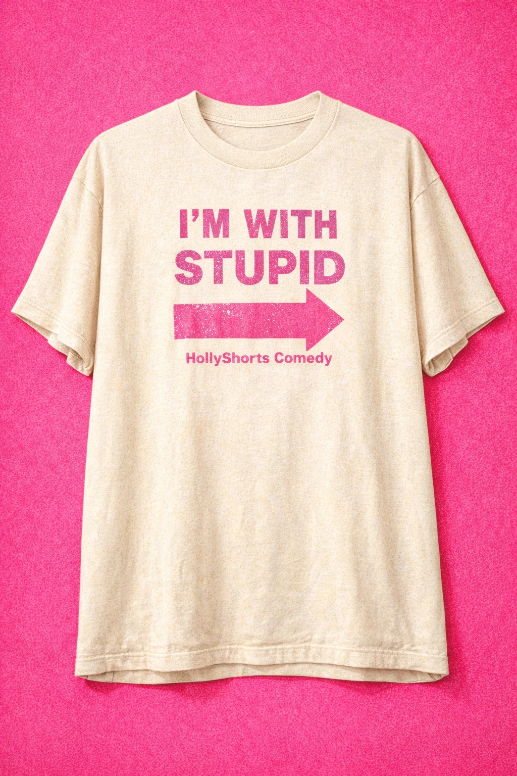 I&rsquo;m With Stupid tee