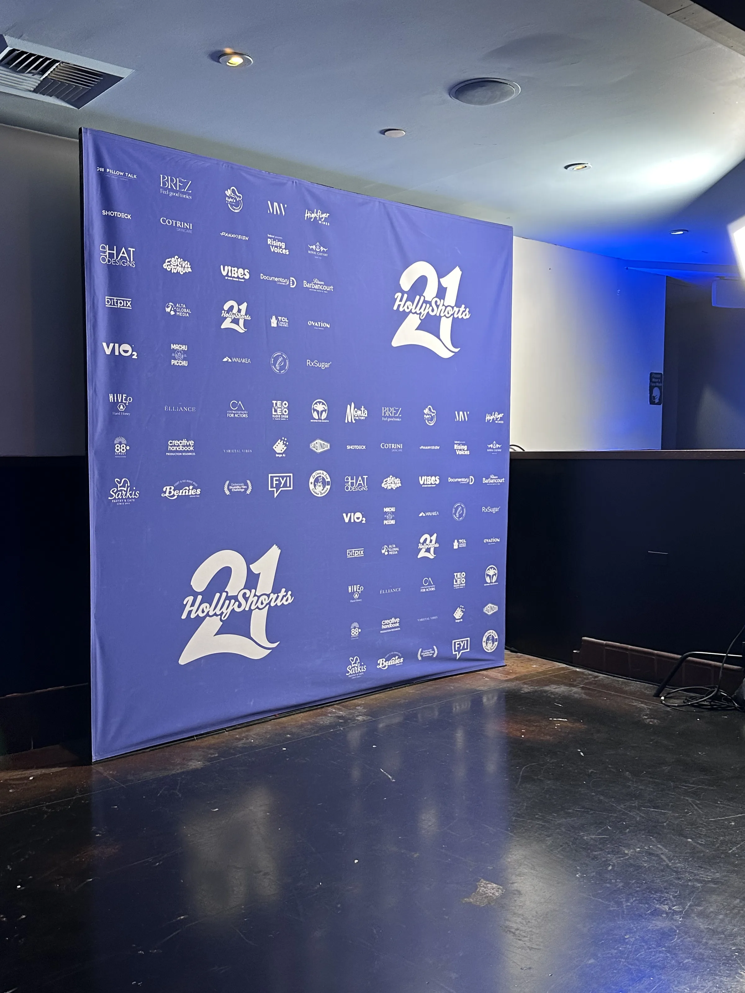 Step-and-repeat backdrop