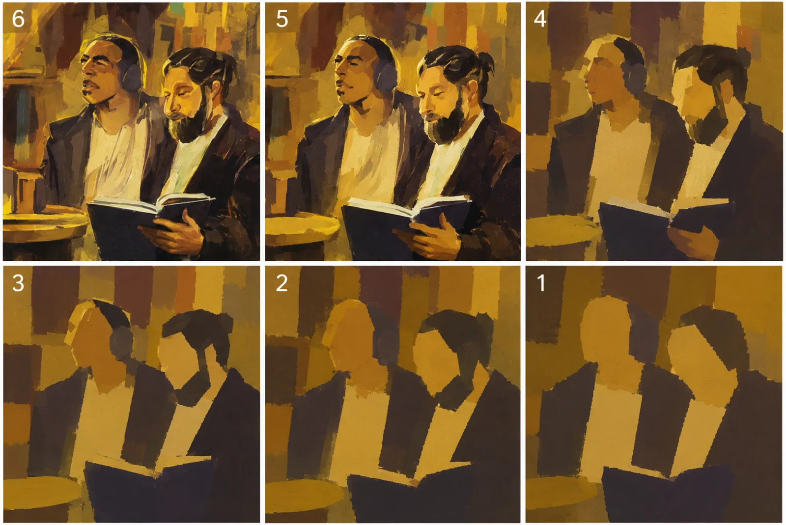 Figure study — building up the readers