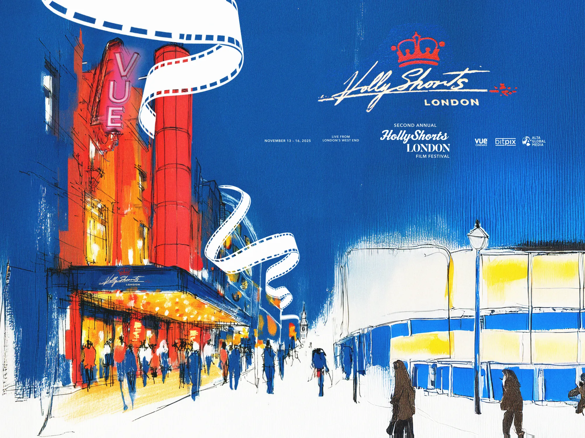 HollyShorts London 2025 wide poster